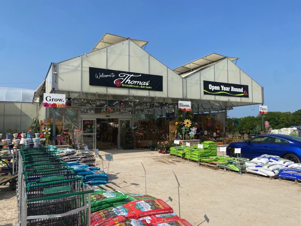 Exterior Photo of Thomas Greenhouse and Garden Center in Mukwonago, WI